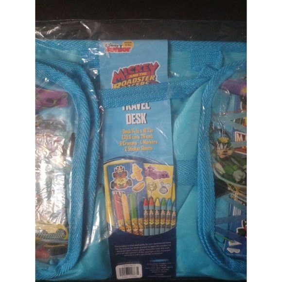 Innovative Designs Disney Junior Mickey And The Roadster Racers Travel Desk New - Picture 11 of 12